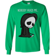 T-Shirts Irish Green / YS Nobody Hugs Me Youth Long Sleeve T-Shirt