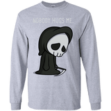 T-Shirts Sport Grey / YS Nobody Hugs Me Youth Long Sleeve T-Shirt