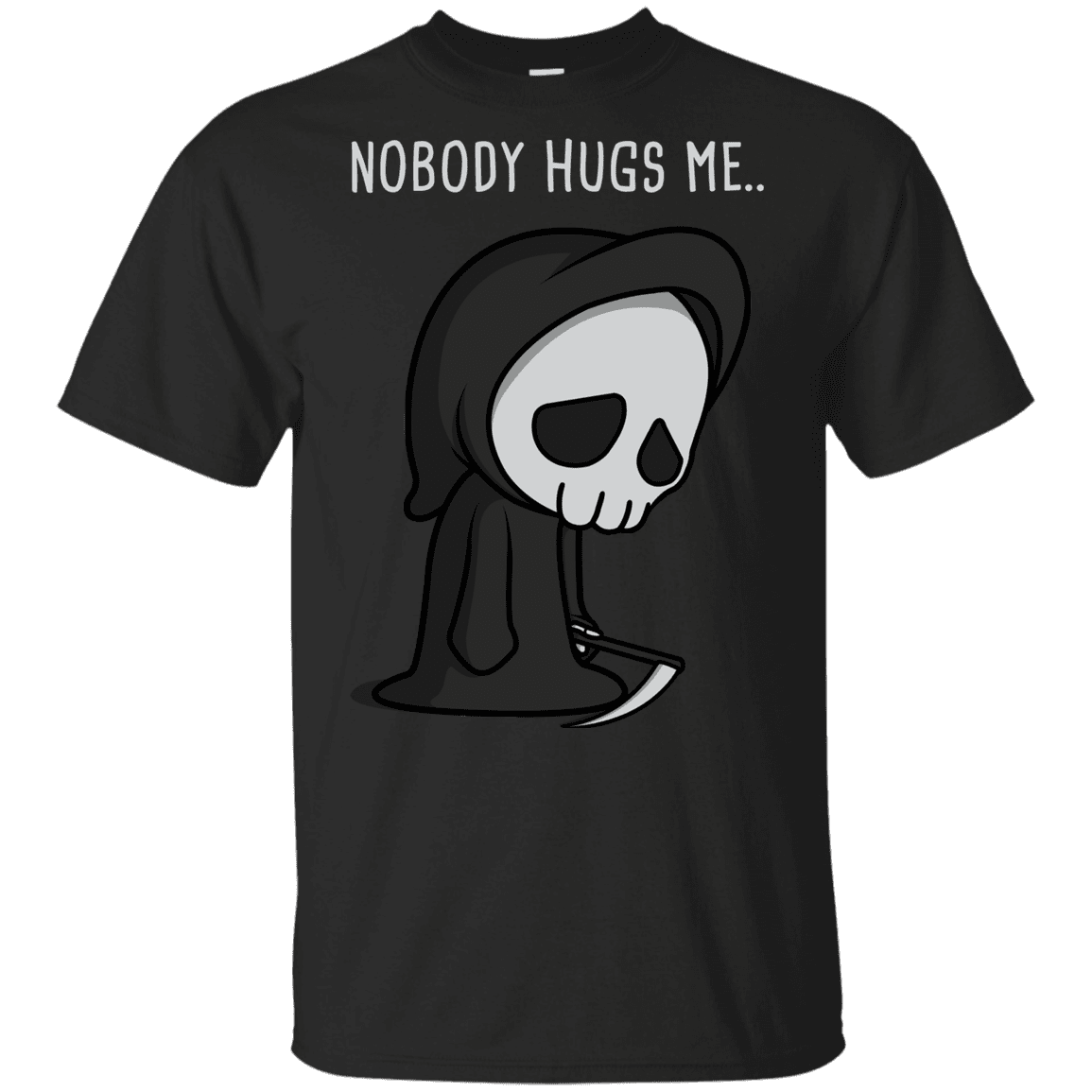 T-Shirts Black / YXS Nobody Hugs Me Youth T-Shirt