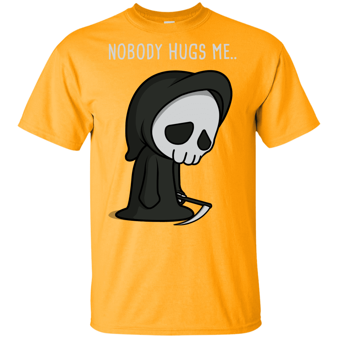T-Shirts Gold / YXS Nobody Hugs Me Youth T-Shirt
