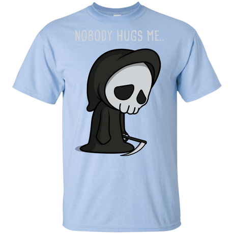 T-Shirts Light Blue / YXS Nobody Hugs Me Youth T-Shirt