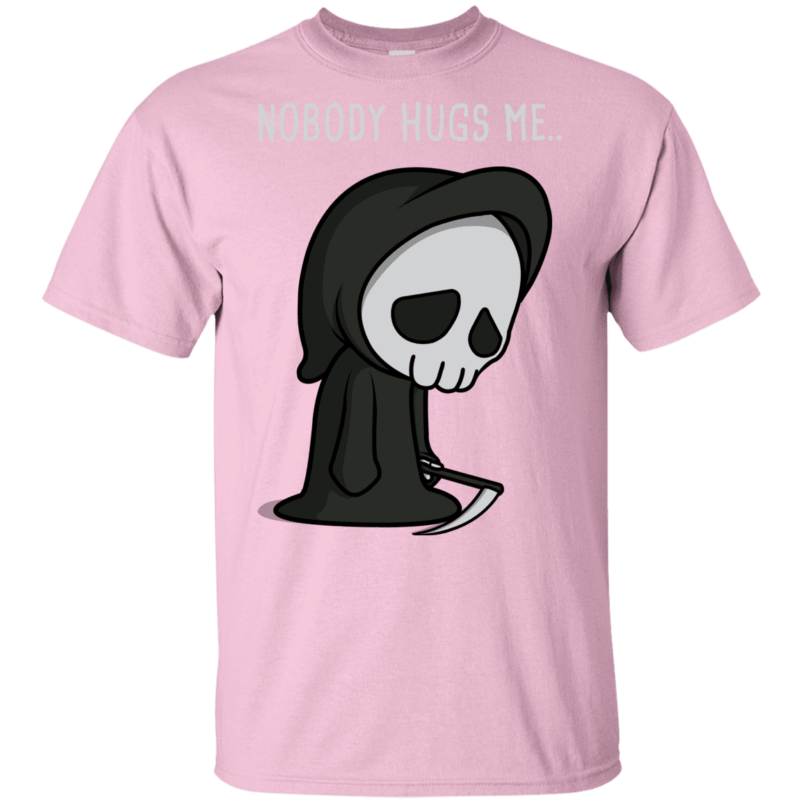 T-Shirts Light Pink / YXS Nobody Hugs Me Youth T-Shirt
