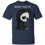 T-Shirts Navy / YXS Nobody Hugs Me Youth T-Shirt
