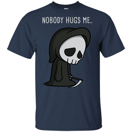 T-Shirts Navy / YXS Nobody Hugs Me Youth T-Shirt