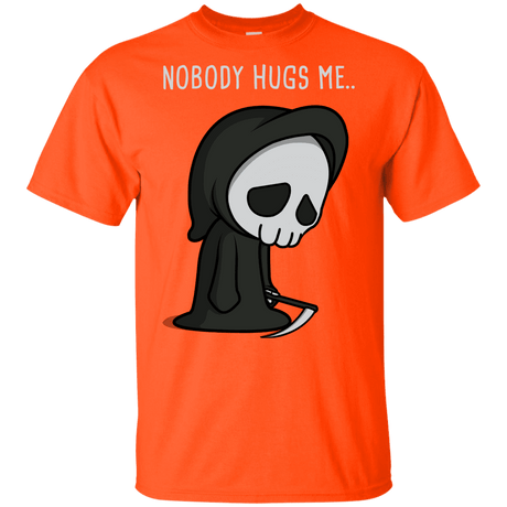 T-Shirts Orange / YXS Nobody Hugs Me Youth T-Shirt