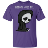 T-Shirts Purple / YXS Nobody Hugs Me Youth T-Shirt