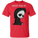 T-Shirts Red / YXS Nobody Hugs Me Youth T-Shirt