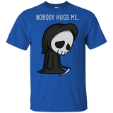 T-Shirts Royal / YXS Nobody Hugs Me Youth T-Shirt