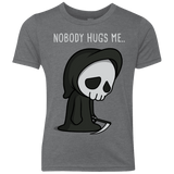 T-Shirts Premium Heather / YXS Nobody Hugs Me Youth Triblend T-Shirt