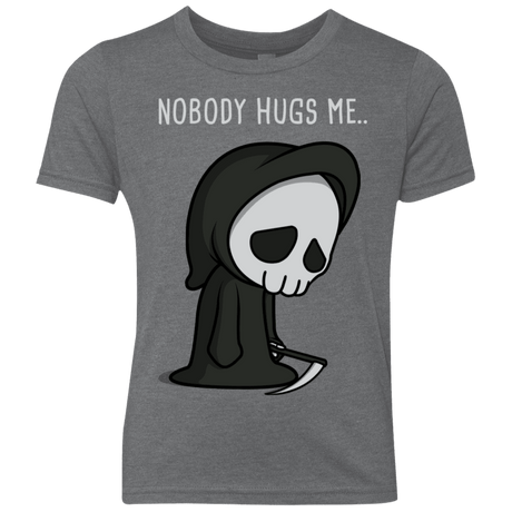 T-Shirts Premium Heather / YXS Nobody Hugs Me Youth Triblend T-Shirt