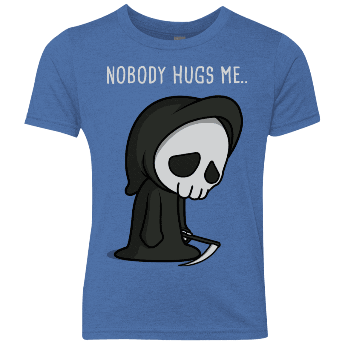 T-Shirts Vintage Royal / YXS Nobody Hugs Me Youth Triblend T-Shirt