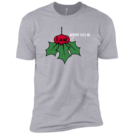 T-Shirts Heather Grey / YXS Nobody Kiss Me Boys Premium T-Shirt