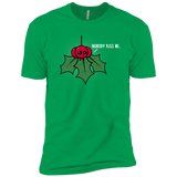 T-Shirts Kelly Green / YXS Nobody Kiss Me Boys Premium T-Shirt