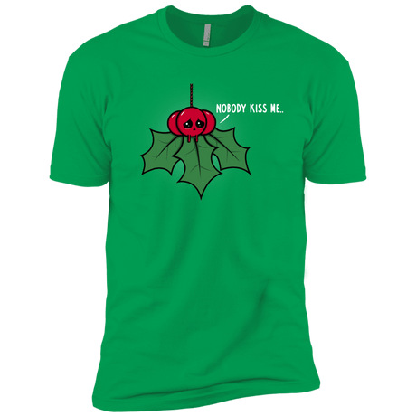 T-Shirts Kelly Green / YXS Nobody Kiss Me Boys Premium T-Shirt