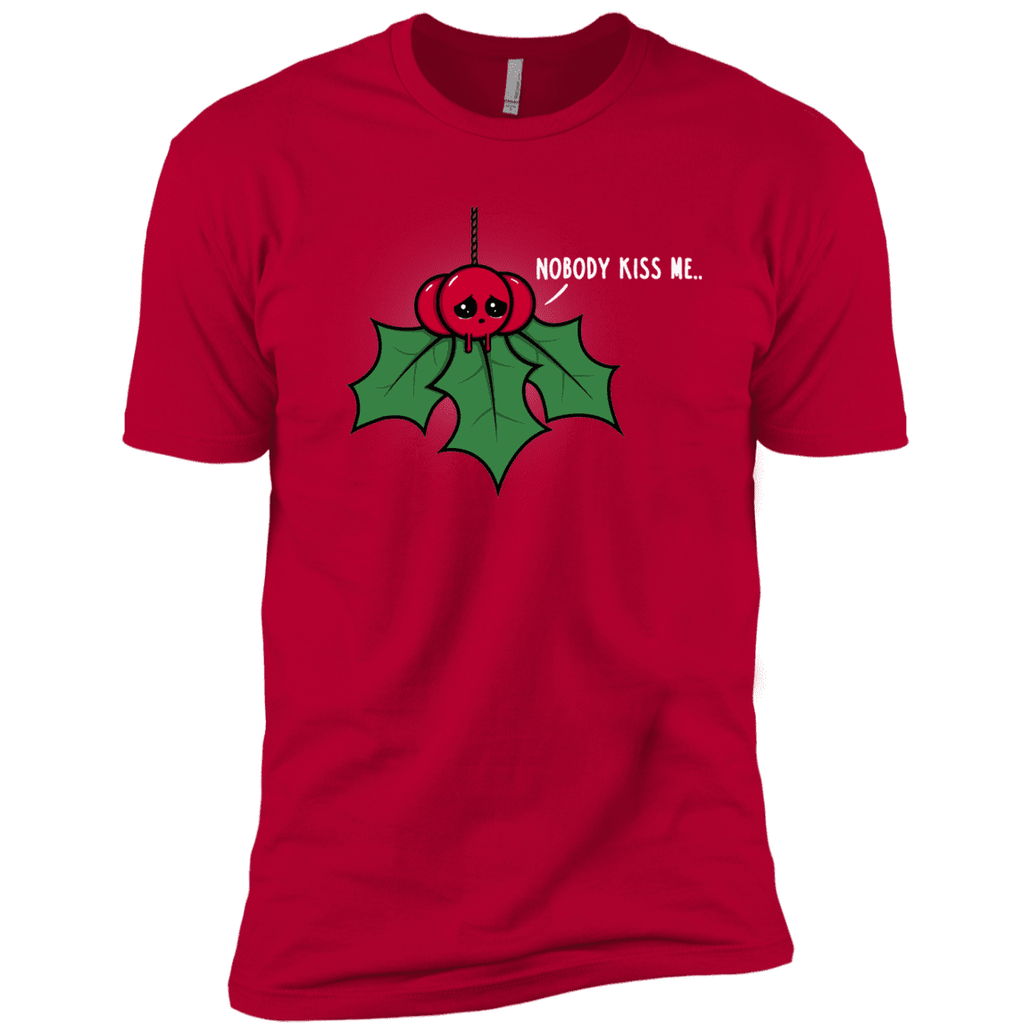 T-Shirts Red / YXS Nobody Kiss Me Boys Premium T-Shirt