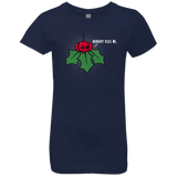 T-Shirts Midnight Navy / YXS Nobody Kiss Me Girls Premium T-Shirt