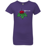 T-Shirts Purple Rush / YXS Nobody Kiss Me Girls Premium T-Shirt