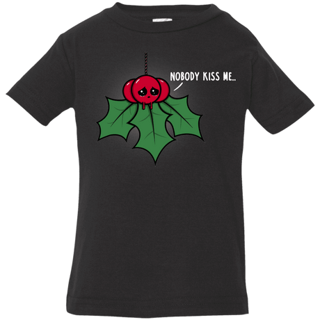 T-Shirts Black / 6 Months Nobody Kiss Me Infant Premium T-Shirt