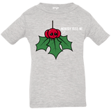 T-Shirts Heather Grey / 6 Months Nobody Kiss Me Infant Premium T-Shirt