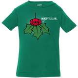 T-Shirts Kelly / 6 Months Nobody Kiss Me Infant Premium T-Shirt