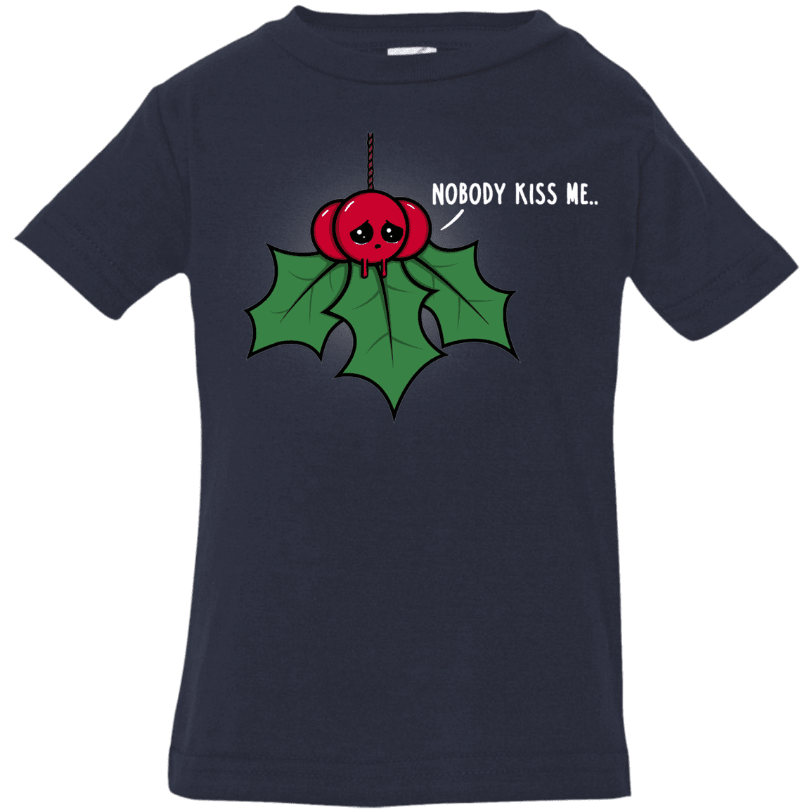 T-Shirts Navy / 6 Months Nobody Kiss Me Infant Premium T-Shirt