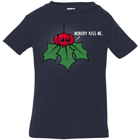 T-Shirts Navy / 6 Months Nobody Kiss Me Infant Premium T-Shirt