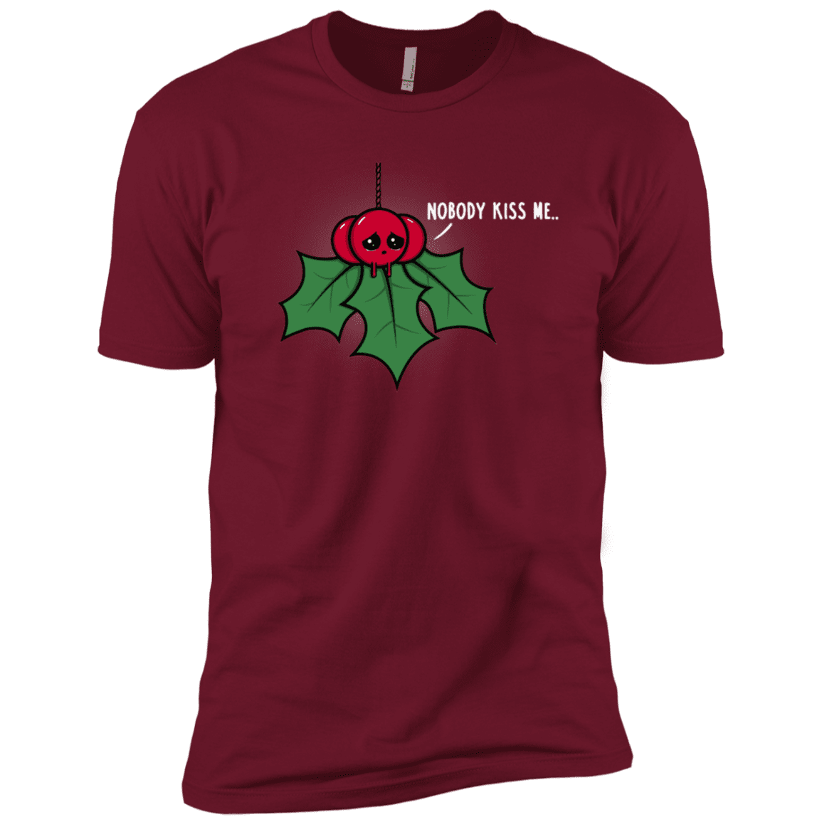 T-Shirts Cardinal / X-Small Nobody Kiss Me Men's Premium T-Shirt