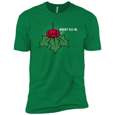 T-Shirts Kelly Green / X-Small Nobody Kiss Me Men's Premium T-Shirt