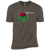 T-Shirts Warm Grey / X-Small Nobody Kiss Me Men's Premium T-Shirt
