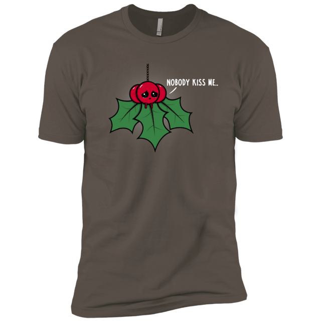 T-Shirts Warm Grey / X-Small Nobody Kiss Me Men's Premium T-Shirt