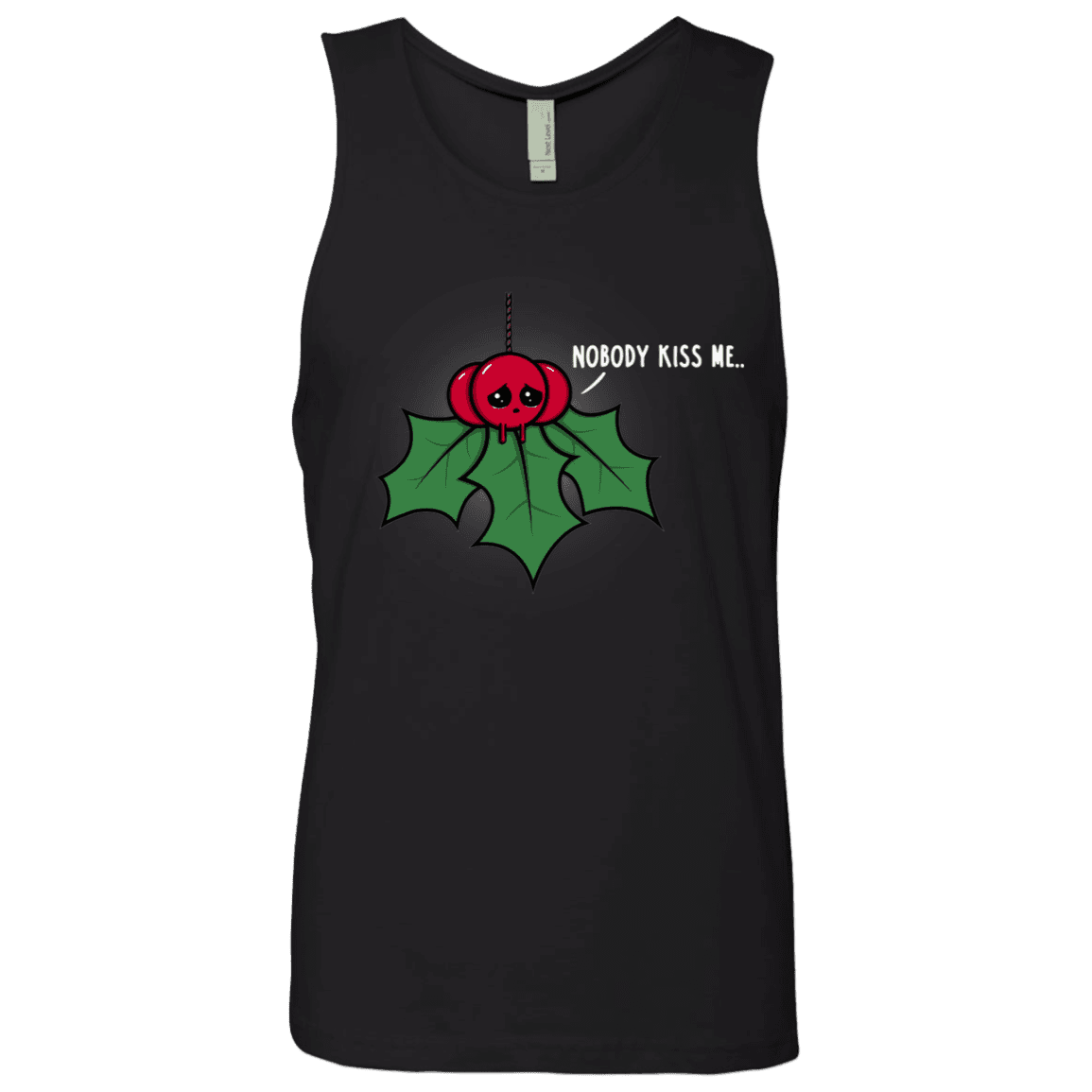 T-Shirts Black / S Nobody Kiss Me Men's Premium Tank Top