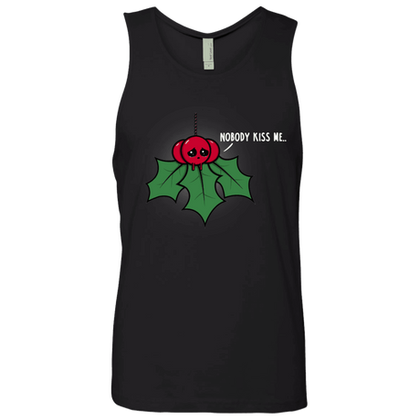 T-Shirts Black / S Nobody Kiss Me Men's Premium Tank Top