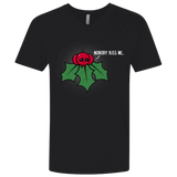 T-Shirts Black / X-Small Nobody Kiss Me Men's Premium V-Neck