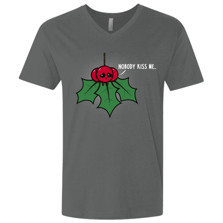T-Shirts Heavy Metal / X-Small Nobody Kiss Me Men's Premium V-Neck