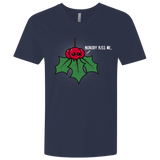 T-Shirts Midnight Navy / X-Small Nobody Kiss Me Men's Premium V-Neck