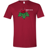 T-Shirts Cardinal Red / S Nobody Kiss Me Men's Semi-Fitted Softstyle