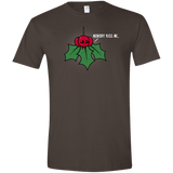 T-Shirts Dark Chocolate / S Nobody Kiss Me Men's Semi-Fitted Softstyle