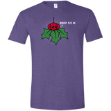 T-Shirts Heather Purple / S Nobody Kiss Me Men's Semi-Fitted Softstyle