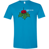 T-Shirts Sapphire / S Nobody Kiss Me Men's Semi-Fitted Softstyle