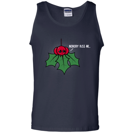 T-Shirts Navy / S Nobody Kiss Me Men's Tank Top