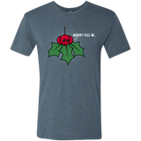 T-Shirts Indigo / S Nobody Kiss Me Men's Triblend T-Shirt
