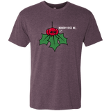 T-Shirts Vintage Purple / S Nobody Kiss Me Men's Triblend T-Shirt
