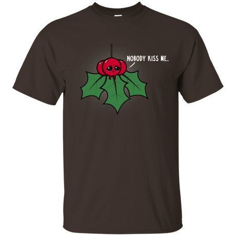 T-Shirts Dark Chocolate / S Nobody Kiss Me T-Shirt