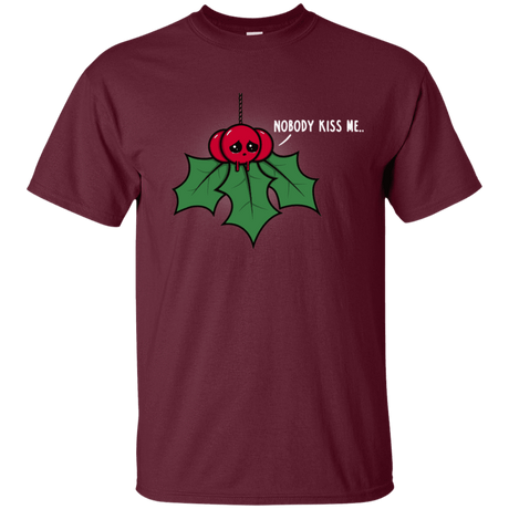 T-Shirts Maroon / S Nobody Kiss Me T-Shirt