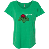 T-Shirts Envy / X-Small Nobody Kiss Me Triblend Dolman Sleeve