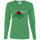 T-Shirts Irish Green / S Nobody Kiss Me Women's Long Sleeve T-Shirt