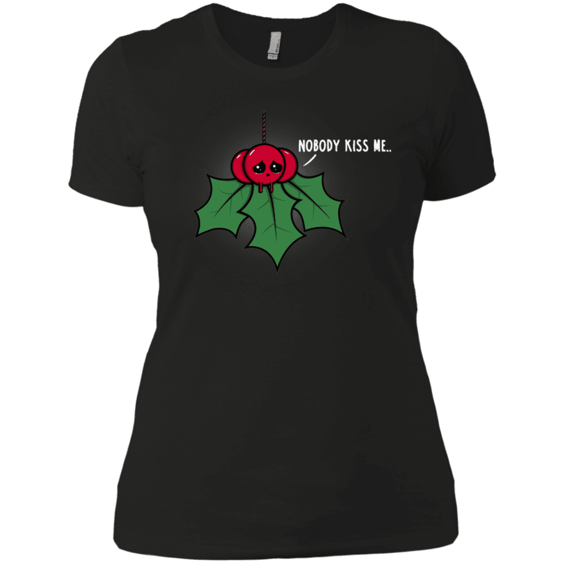 T-Shirts Black / X-Small Nobody Kiss Me Women's Premium T-Shirt