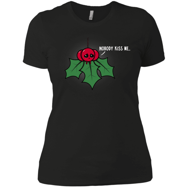 T-Shirts Black / X-Small Nobody Kiss Me Women's Premium T-Shirt