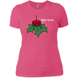 T-Shirts Hot Pink / X-Small Nobody Kiss Me Women's Premium T-Shirt