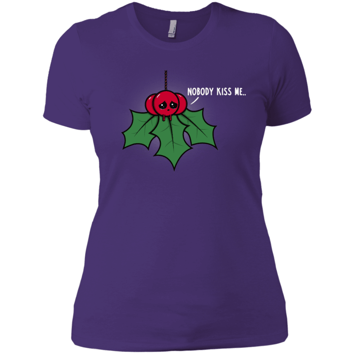 T-Shirts Purple Rush/ / X-Small Nobody Kiss Me Women's Premium T-Shirt